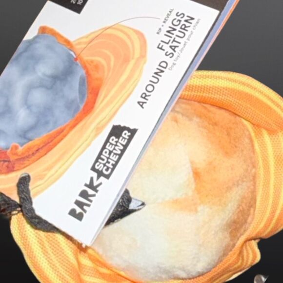 New Bark Box Around Saturn Flings Super Chewer Dog Toy - Picture 3 of 5